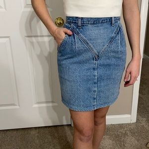 Vintage 80’s denim skirt